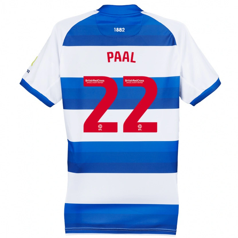 Danxen Herren Kenneth Paal #22 Weiß Blau Heimtrikot Trikot 2024/25 T-Shirt