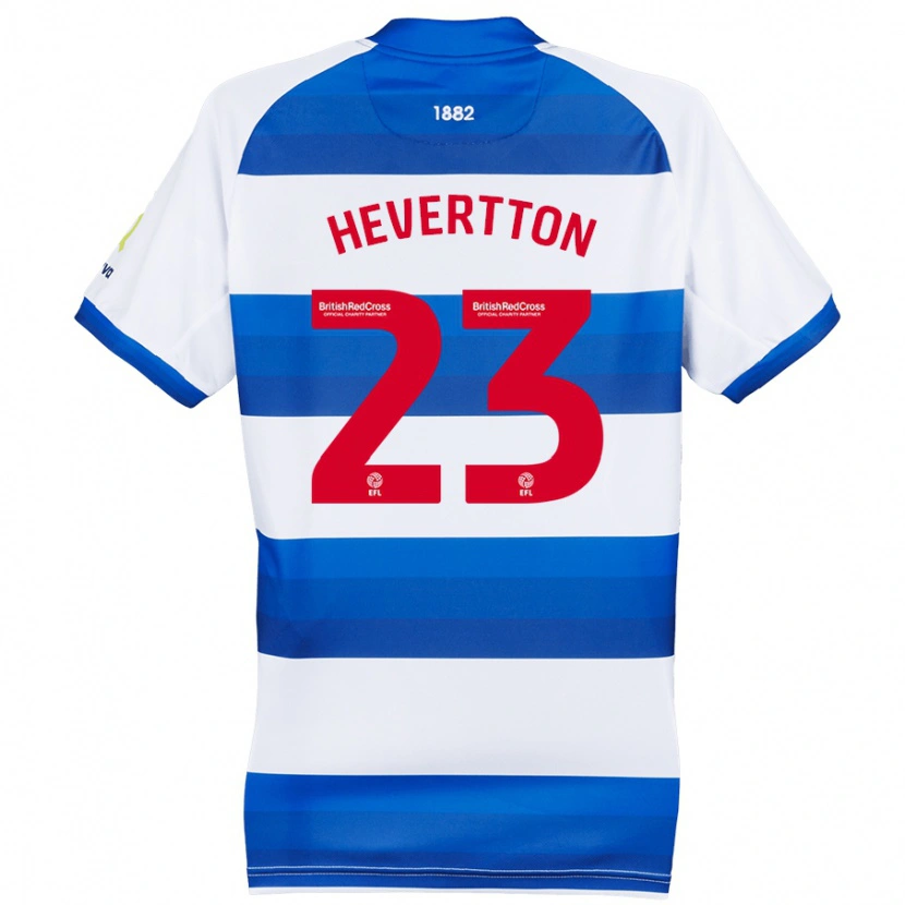 Danxen Herren Hevertton #23 Weiß Blau Heimtrikot Trikot 2024/25 T-Shirt