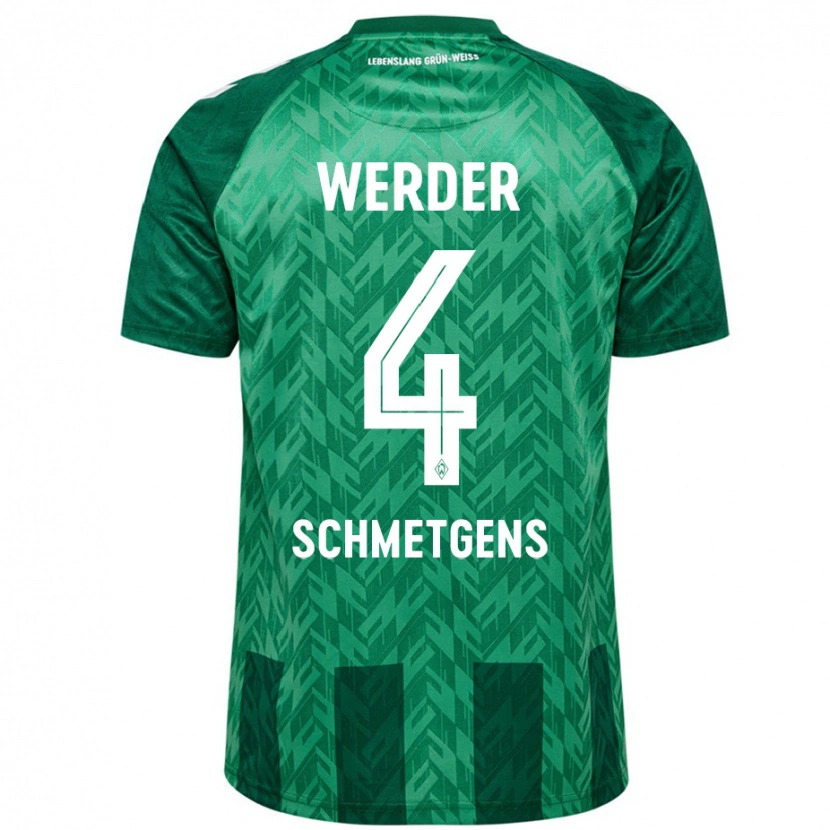 Danxen Herren Mick Schmetgens #4 Grün Heimtrikot Trikot 2024/25 T-Shirt