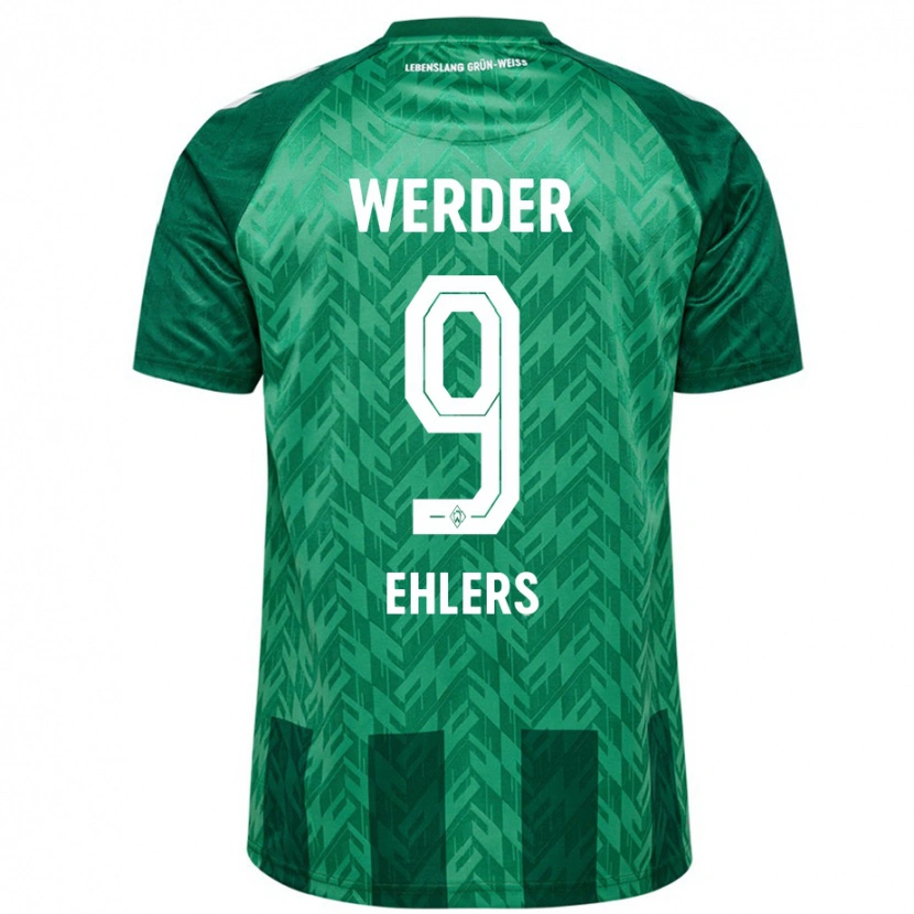 Danxen Herren Jannic Ehlers #9 Grün Heimtrikot Trikot 2024/25 T-Shirt