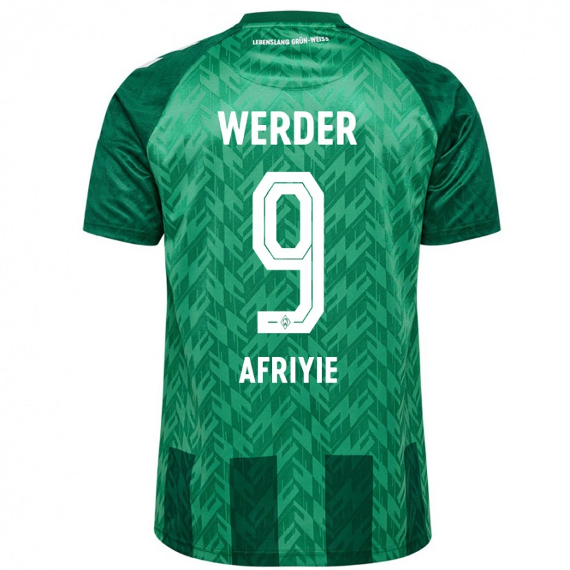 Danxen Herren Neal Afriyie #9 Grün Heimtrikot Trikot 2024/25 T-Shirt