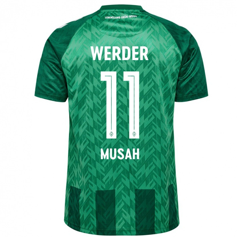 Danxen Herren Salim Musah #11 Grün Heimtrikot Trikot 2024/25 T-Shirt