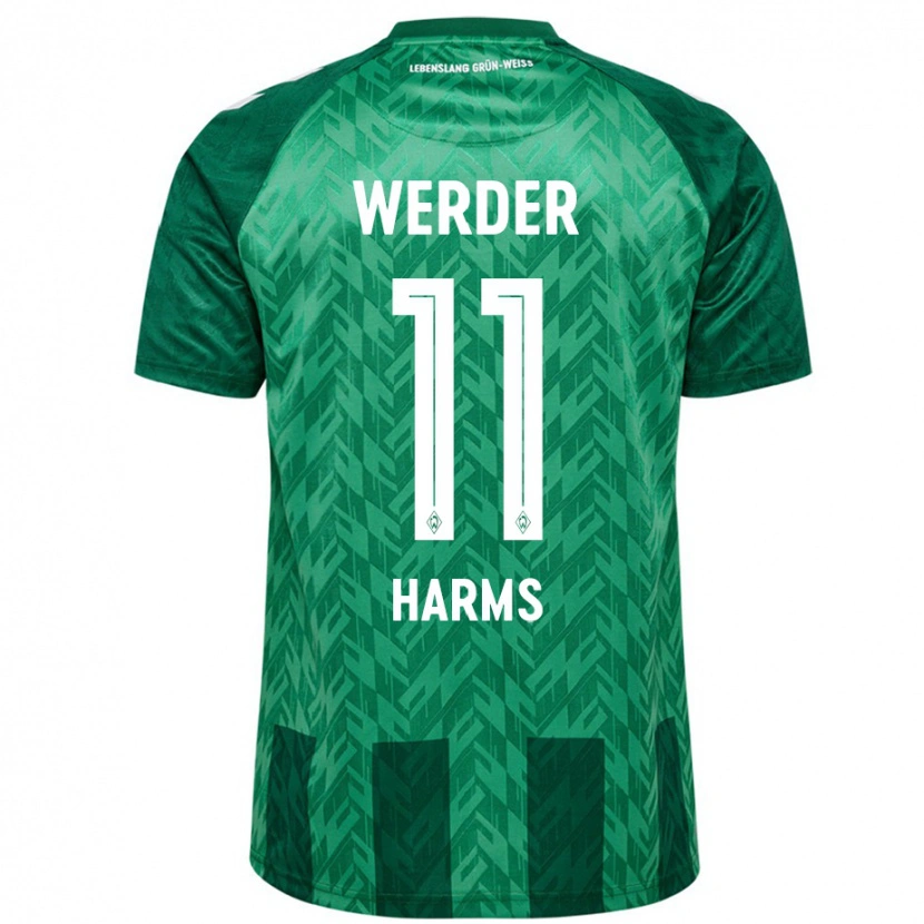 Danxen Herren Noah Harms #11 Grün Heimtrikot Trikot 2024/25 T-Shirt