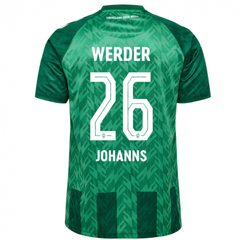 Danxen Herren Lennart Johanns #26 Grün Heimtrikot Trikot 2024/25 T-Shirt
