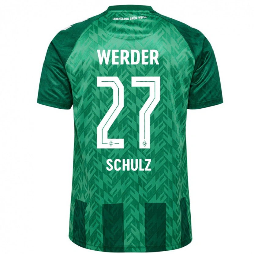 Danxen Herren Ole Schulz #27 Grün Heimtrikot Trikot 2024/25 T-Shirt