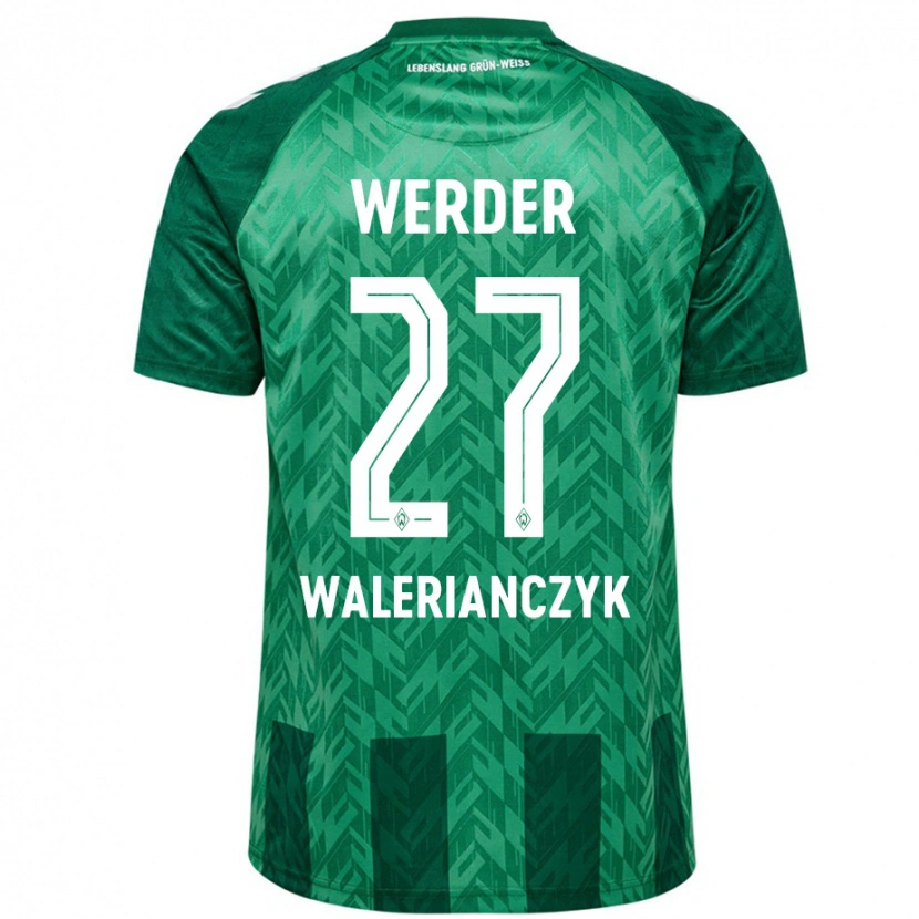 Danxen Herren Dennis Walerianczyk #27 Grün Heimtrikot Trikot 2024/25 T-Shirt