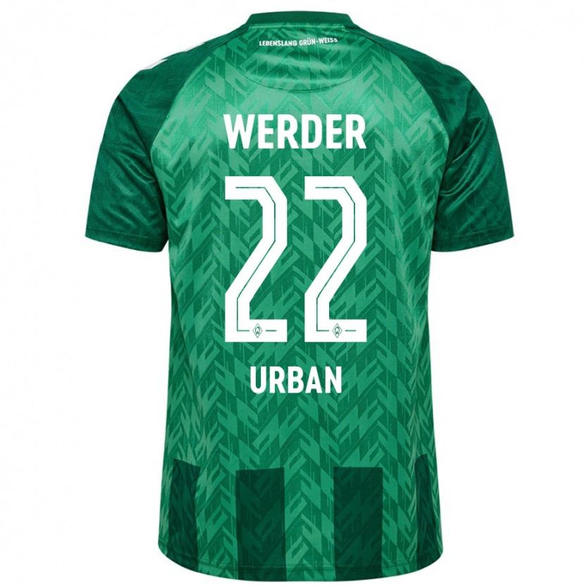 Danxen Herren Linus Urban #22 Grün Heimtrikot Trikot 2024/25 T-Shirt