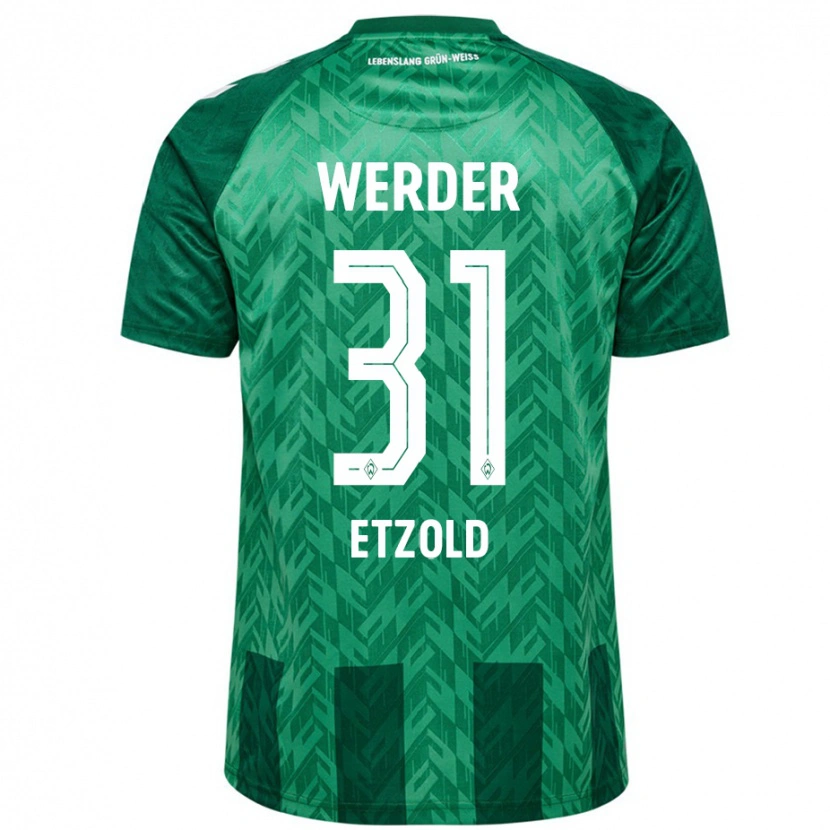 Danxen Herren Hannah Etzold #31 Grün Heimtrikot Trikot 2024/25 T-Shirt