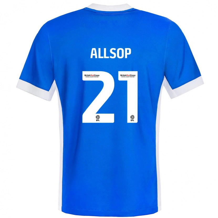 Danxen Herren Ryan Allsop #21 Blau Weiß Heimtrikot Trikot 2024/25 T-Shirt