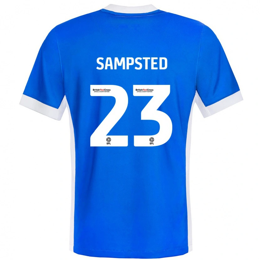 Danxen Herren Alfons Sampsted #23 Blau Weiß Heimtrikot Trikot 2024/25 T-Shirt