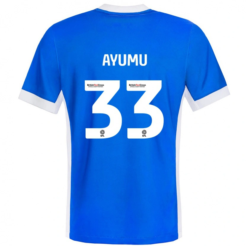 Danxen Herren Ayumu Yokoyama #33 Blau Weiß Heimtrikot Trikot 2024/25 T-Shirt