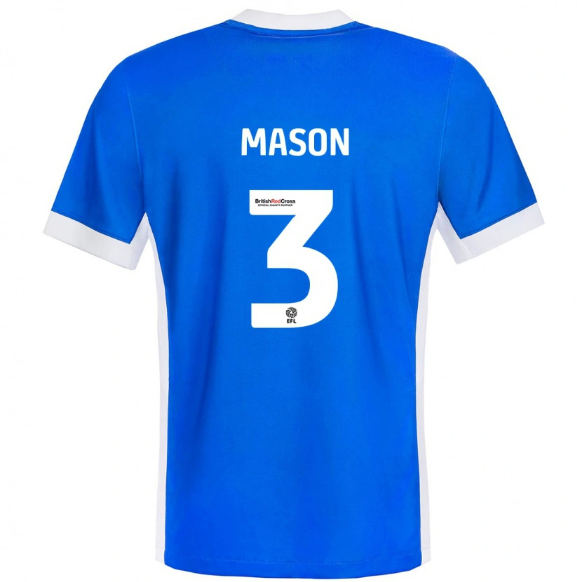 Danxen Herren Ellie Mason #3 Blau Weiß Heimtrikot Trikot 2024/25 T-Shirt