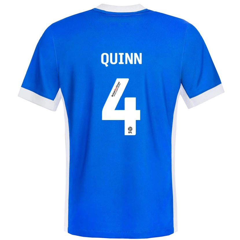 Danxen Herren Louise Quinn #4 Blau Weiß Heimtrikot Trikot 2024/25 T-Shirt