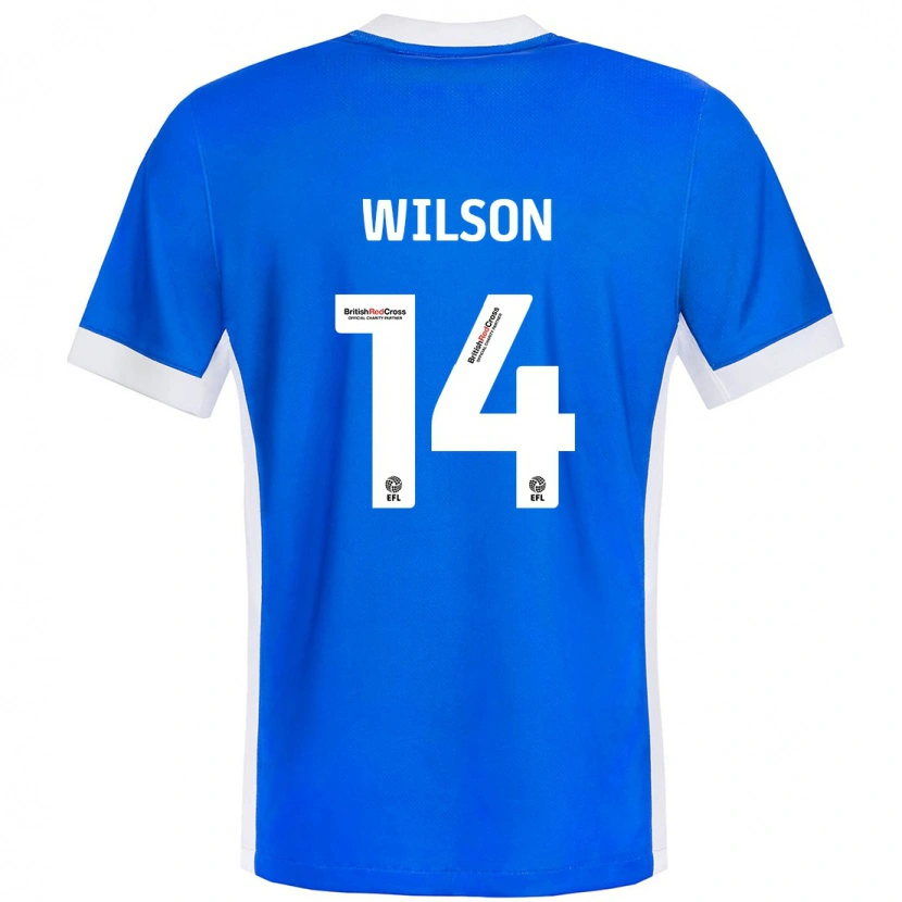Danxen Herren Siobhan Wilson #14 Blau Weiß Heimtrikot Trikot 2024/25 T-Shirt