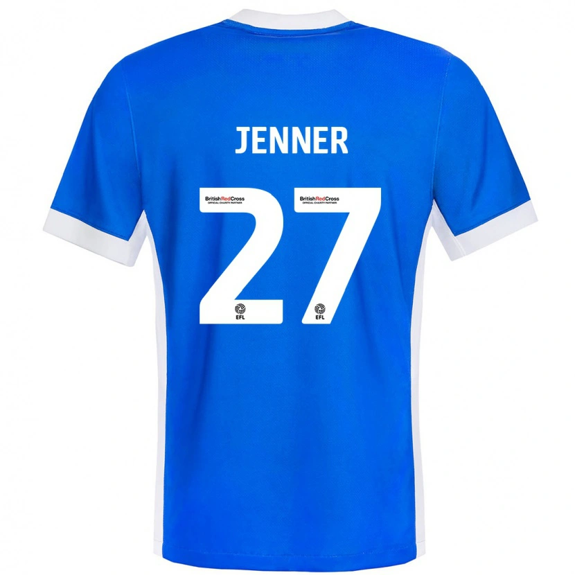 Danxen Herren Abbi Jenner #27 Blau Weiß Heimtrikot Trikot 2024/25 T-Shirt
