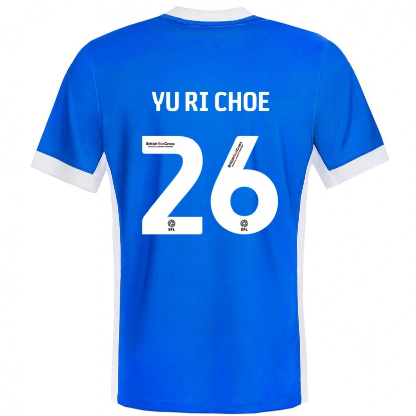Danxen Herren Yu-Ri Choe #26 Blau Weiß Heimtrikot Trikot 2024/25 T-Shirt