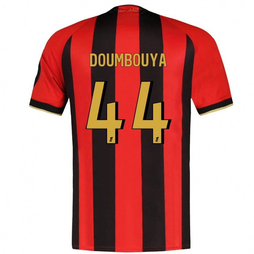 Danxen Herren Amidou Doumbouya #44 Rot Schwarz Heimtrikot Trikot 2024/25 T-Shirt