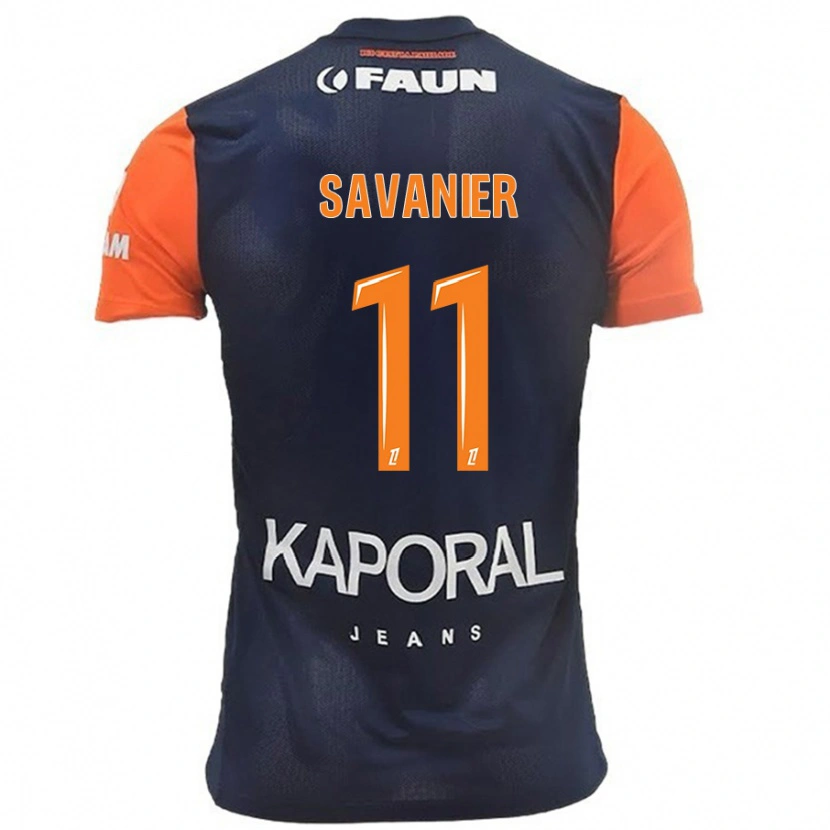 Danxen Herren Téji Savanier #11 Marineblau Orange Heimtrikot Trikot 2024/25 T-Shirt