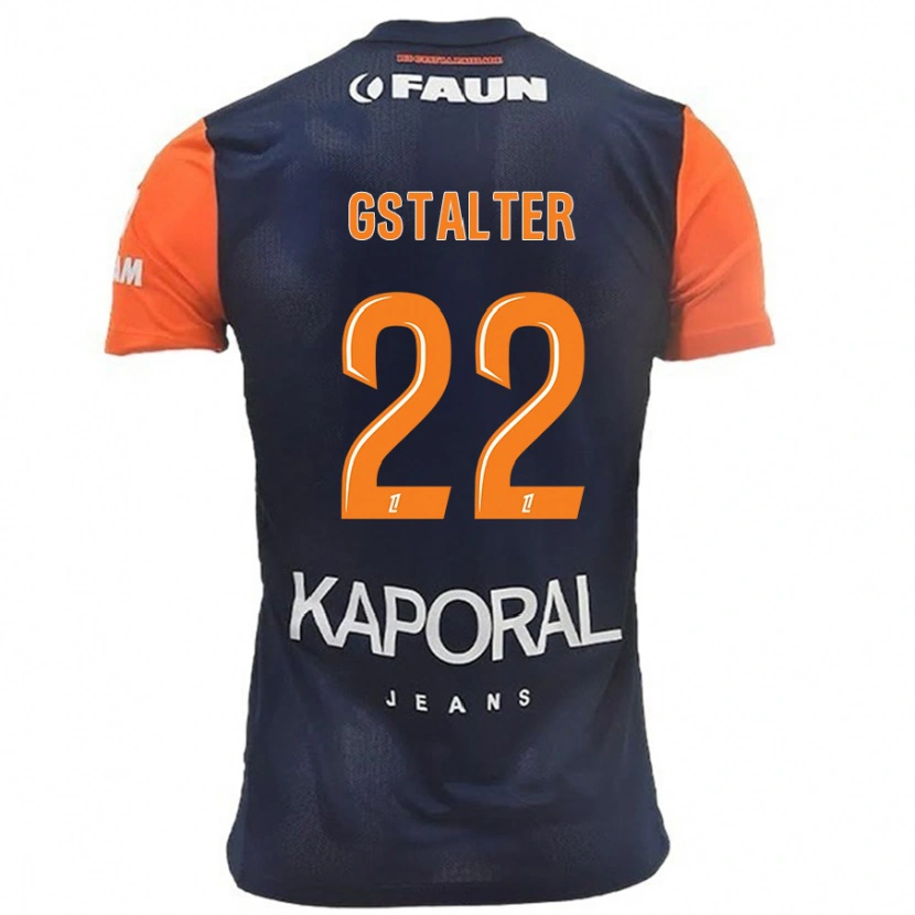 Danxen Herren Lola Gstalter #22 Marineblau Orange Heimtrikot Trikot 2024/25 T-Shirt