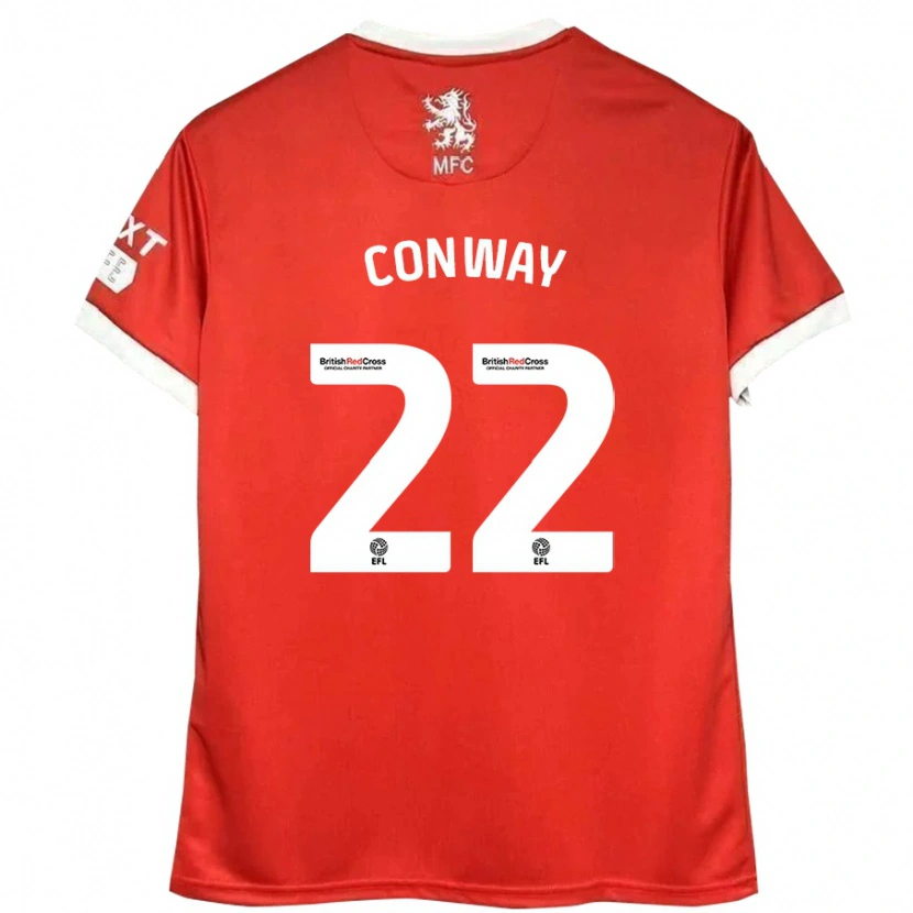 Danxen Herren Tommy Conway #22 Rot Weiß Heimtrikot Trikot 2024/25 T-Shirt