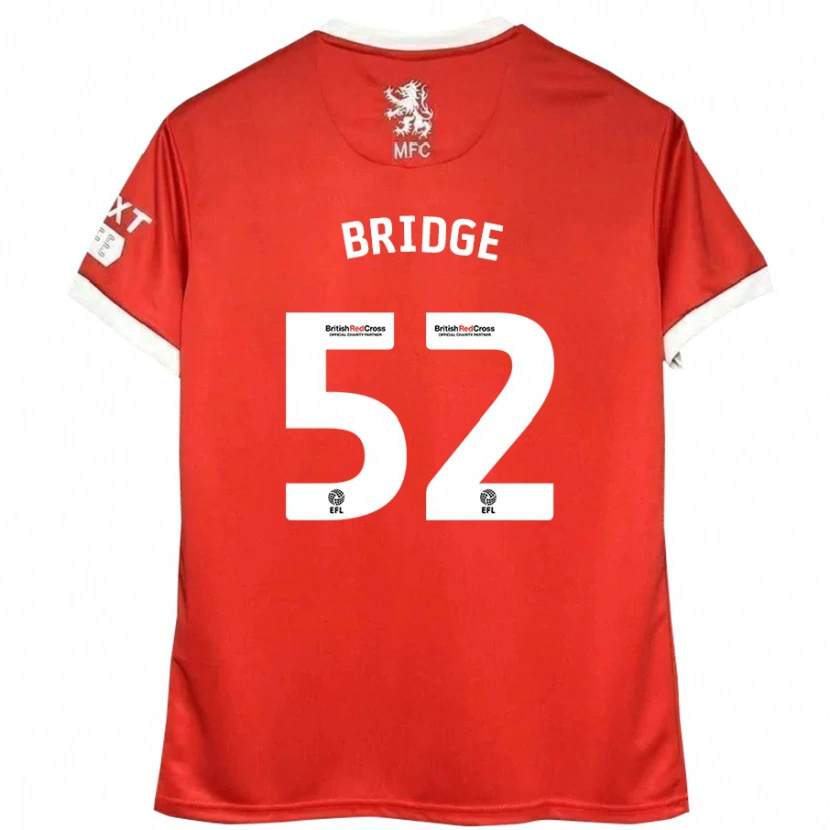 Danxen Herren Aj Bridge #52 Rot Weiß Heimtrikot Trikot 2024/25 T-Shirt