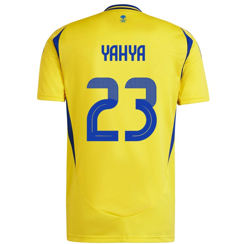 Danxen Herren Ayman Yahya #23 Gelb Blau Heimtrikot Trikot 2024/25 T-Shirt
