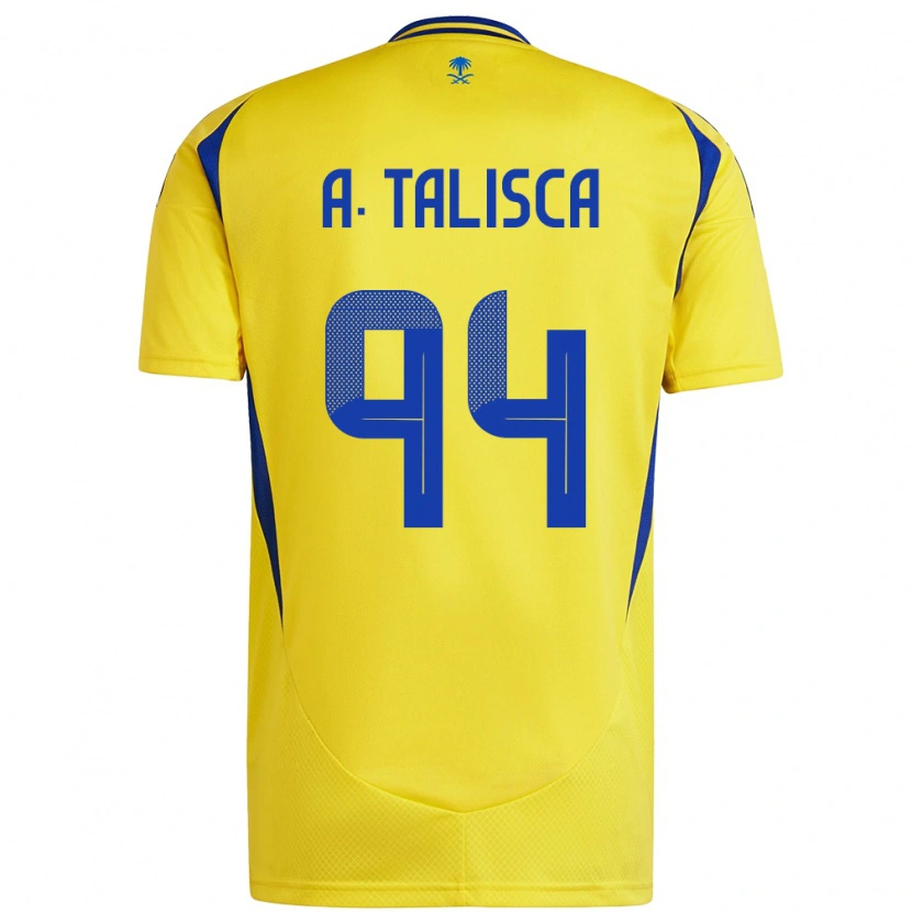 Danxen Herren Talisca #94 Gelb Blau Heimtrikot Trikot 2024/25 T-Shirt