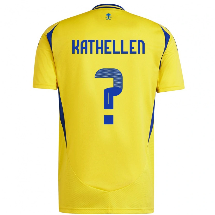 Danxen Herren Kathellen #0 Gelb Blau Heimtrikot Trikot 2024/25 T-Shirt