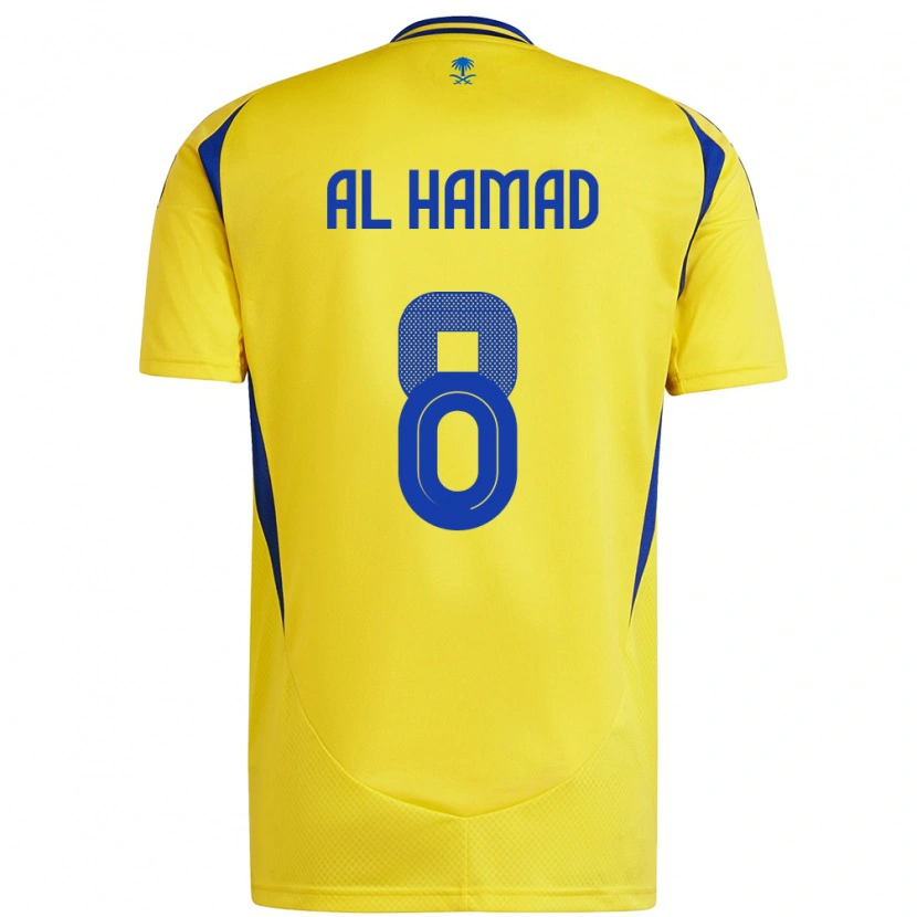 Danxen Herren Sara Al-Hamad #8 Gelb Blau Heimtrikot Trikot 2024/25 T-Shirt
