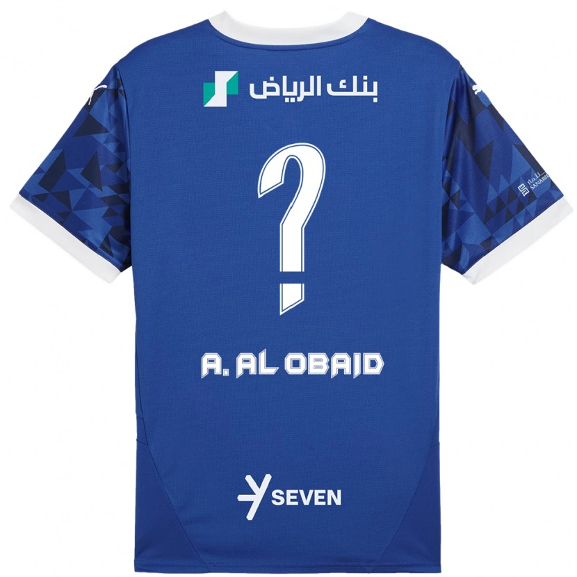 Danxen Herren Abdulrahman Al-Obaid #0 Dunkelblau Weiß Heimtrikot Trikot 2024/25 T-Shirt