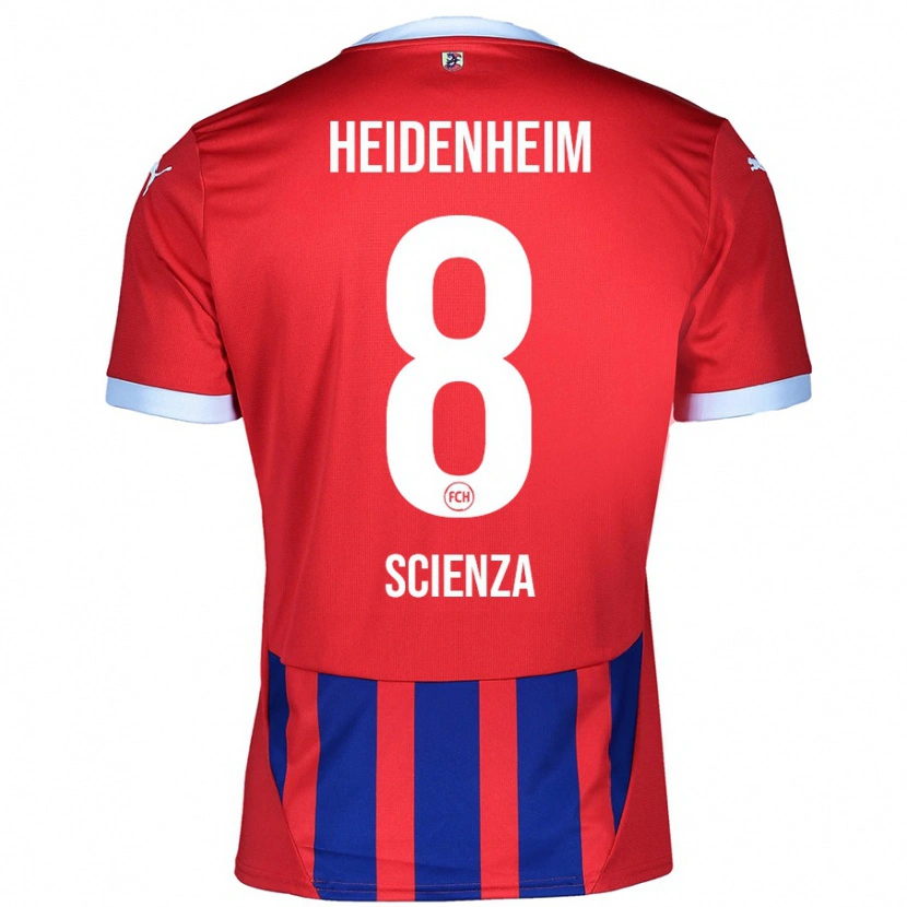 Danxen Herren Léo Scienza #8 Rot Blau Heimtrikot Trikot 2024/25 T-Shirt