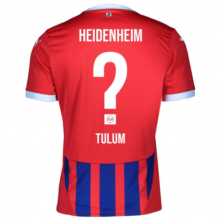 Danxen Herren Melih Tulum #0 Rot Blau Heimtrikot Trikot 2024/25 T-Shirt