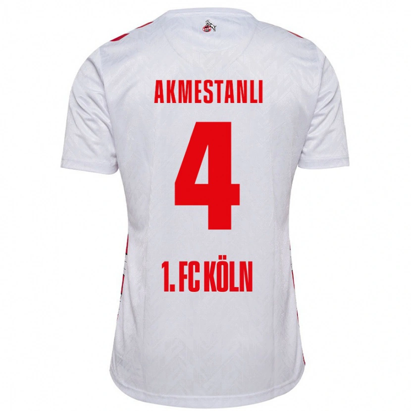 Danxen Herren Teoman Akmestanli #4 Weiß Rot Heimtrikot Trikot 2024/25 T-Shirt