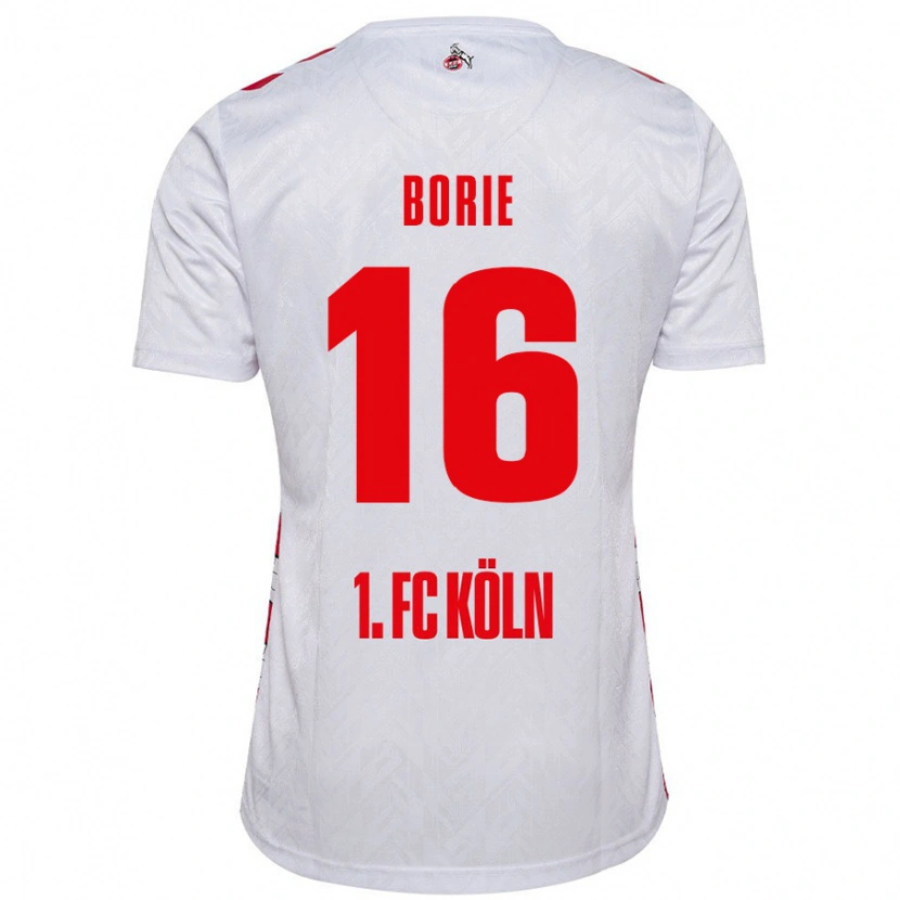 Danxen Herren Etienne Borie #16 Weiß Rot Heimtrikot Trikot 2024/25 T-Shirt