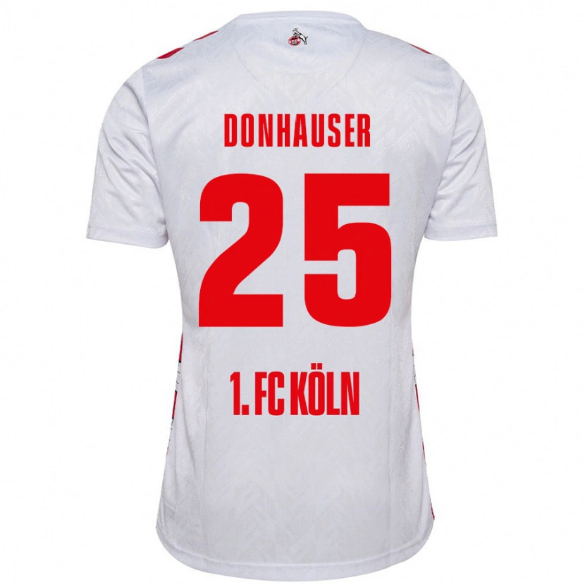 Danxen Herren Laura Donhauser #25 Weiß Rot Heimtrikot Trikot 2024/25 T-Shirt