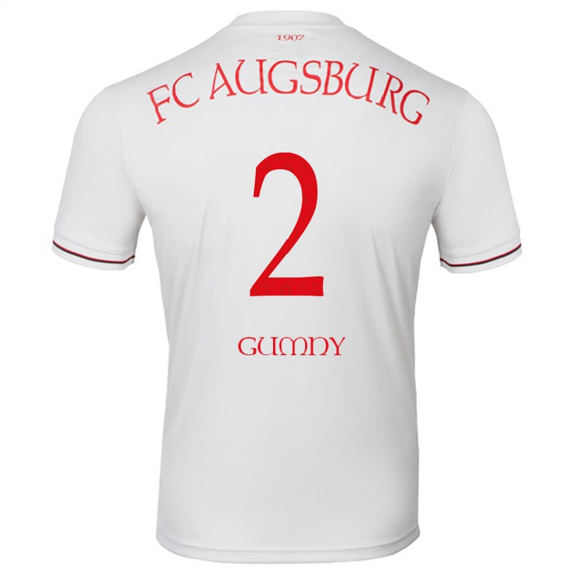 Danxen Herren Robert Gumny #2 Weiß Heimtrikot Trikot 2024/25 T-Shirt