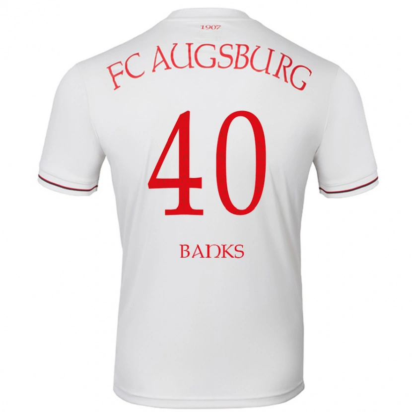Danxen Herren Noahkai Banks #40 Weiß Heimtrikot Trikot 2024/25 T-Shirt