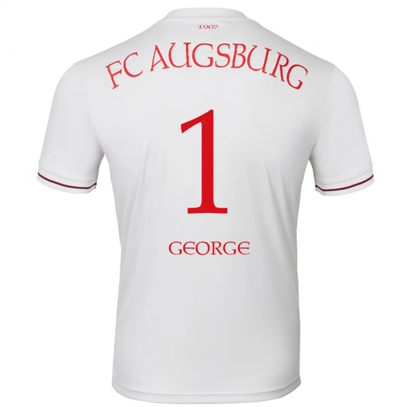 Danxen Herren Noah George #1 Weiß Heimtrikot Trikot 2024/25 T-Shirt