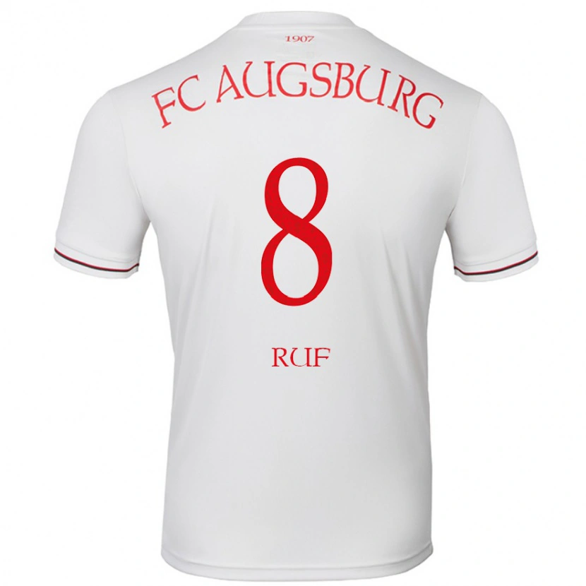 Danxen Herren Jonas Ruf #8 Weiß Heimtrikot Trikot 2024/25 T-Shirt