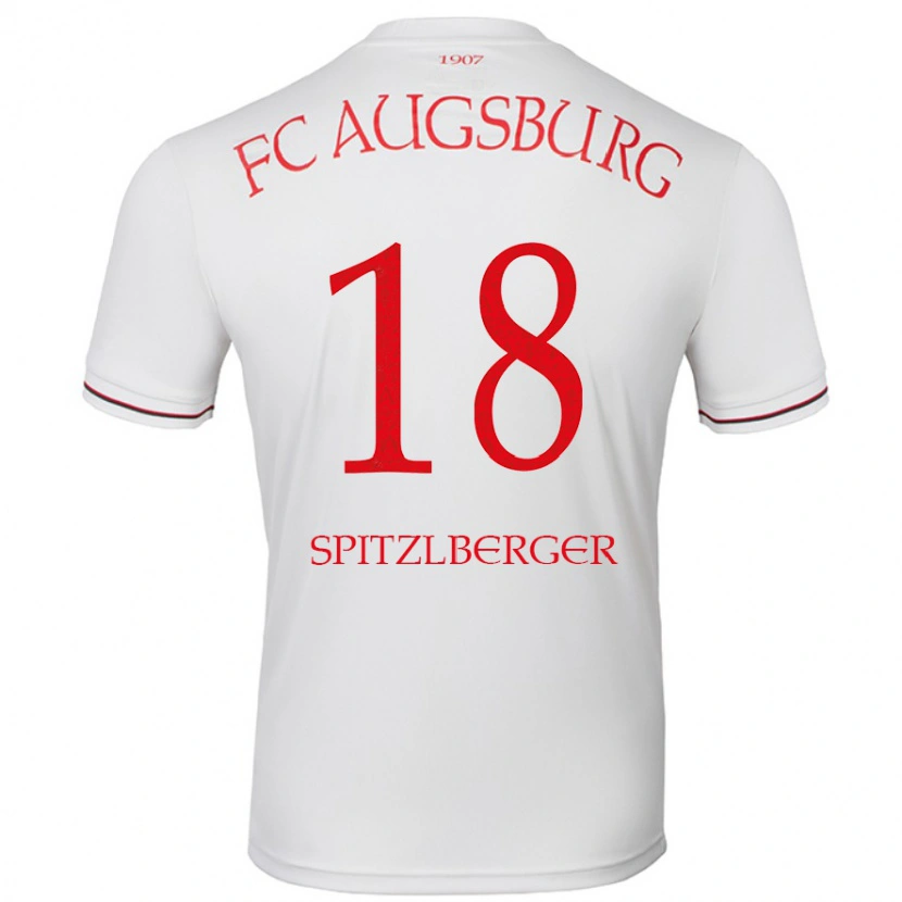 Danxen Herren Jordan Spitzlberger #18 Weiß Heimtrikot Trikot 2024/25 T-Shirt