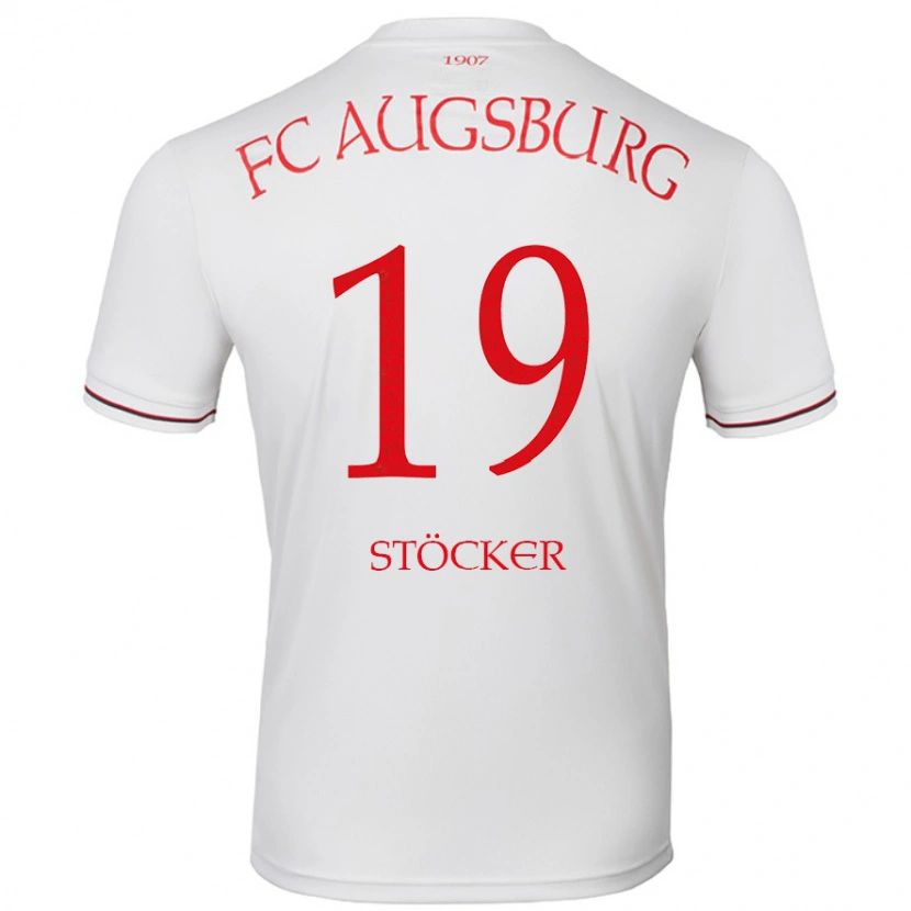 Danxen Herren Louis Stöcker #19 Weiß Heimtrikot Trikot 2024/25 T-Shirt