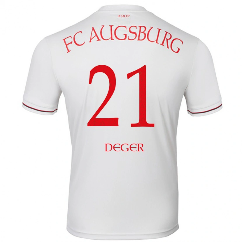 Danxen Herren David Deger #21 Weiß Heimtrikot Trikot 2024/25 T-Shirt