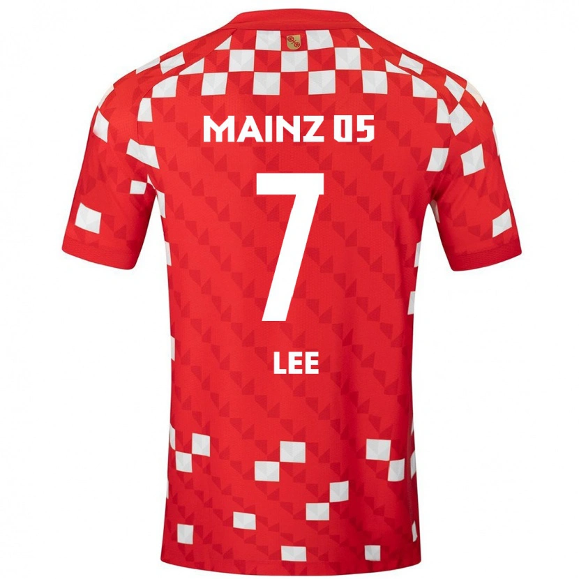 Danxen Herren Jae-Sung Lee #7 Weiß Rot Heimtrikot Trikot 2024/25 T-Shirt