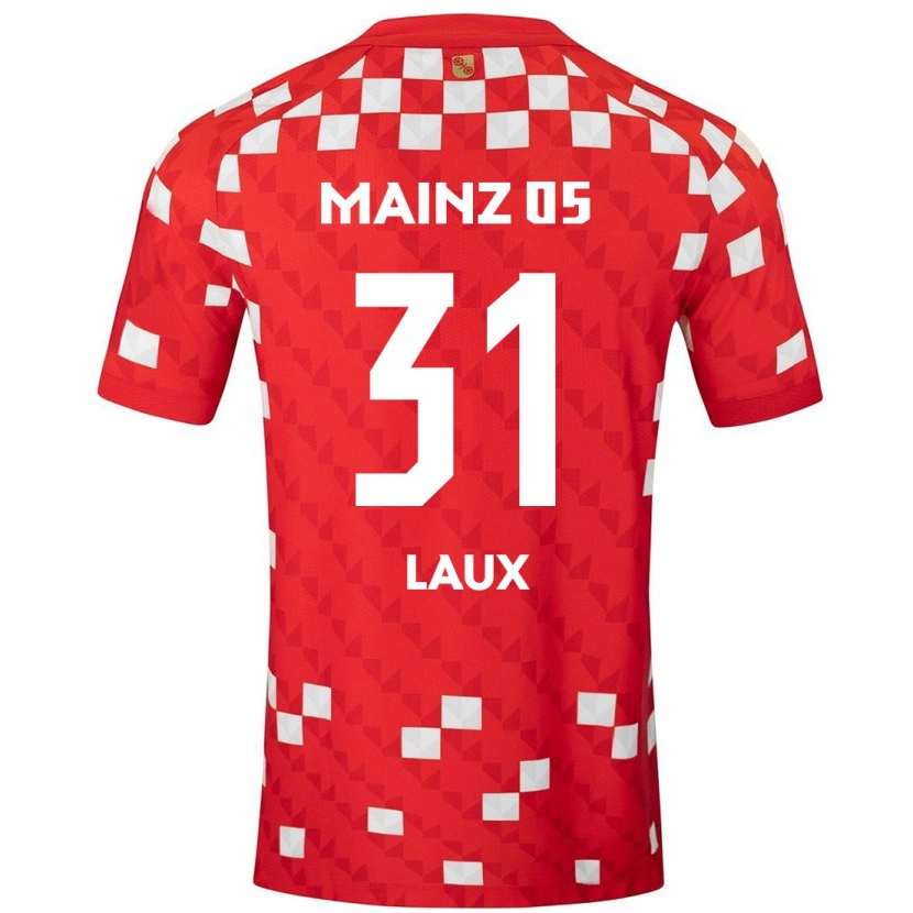 Danxen Herren Lucas Laux #31 Weiß Rot Heimtrikot Trikot 2024/25 T-Shirt