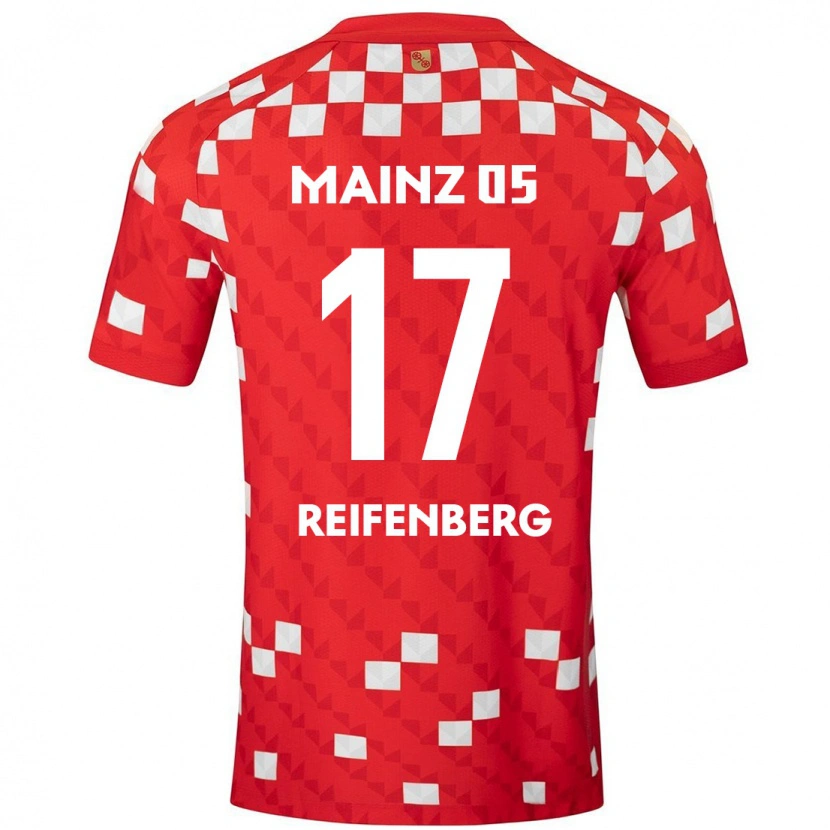 Danxen Herren Michelle Reifenberg #17 Weiß Rot Heimtrikot Trikot 2024/25 T-Shirt