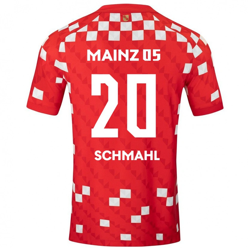 Danxen Herren Laura Schmahl #20 Weiß Rot Heimtrikot Trikot 2024/25 T-Shirt