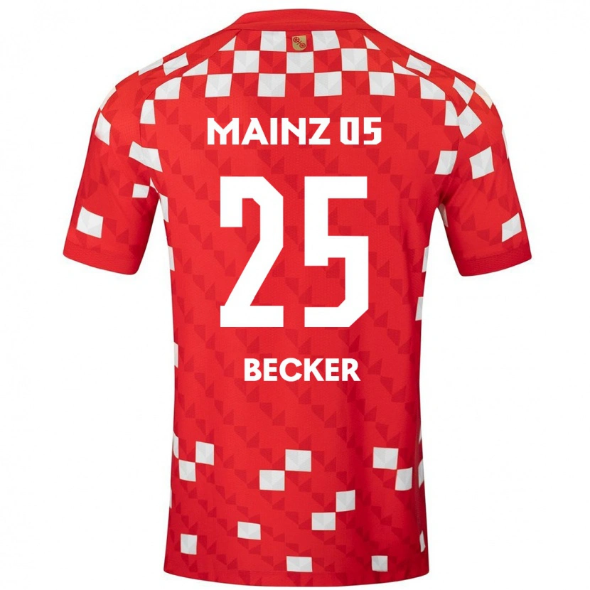 Danxen Herren Kathrin Becker #25 Weiß Rot Heimtrikot Trikot 2024/25 T-Shirt