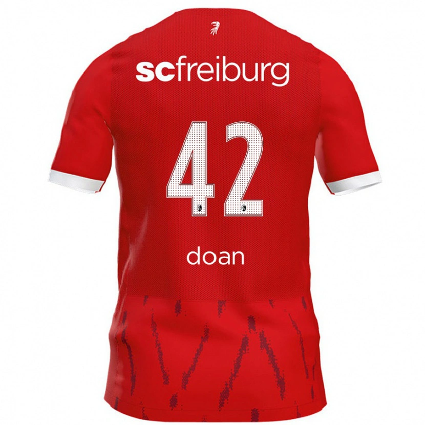 Danxen Herren Ritsu Doan #42 Rot Heimtrikot Trikot 2024/25 T-Shirt