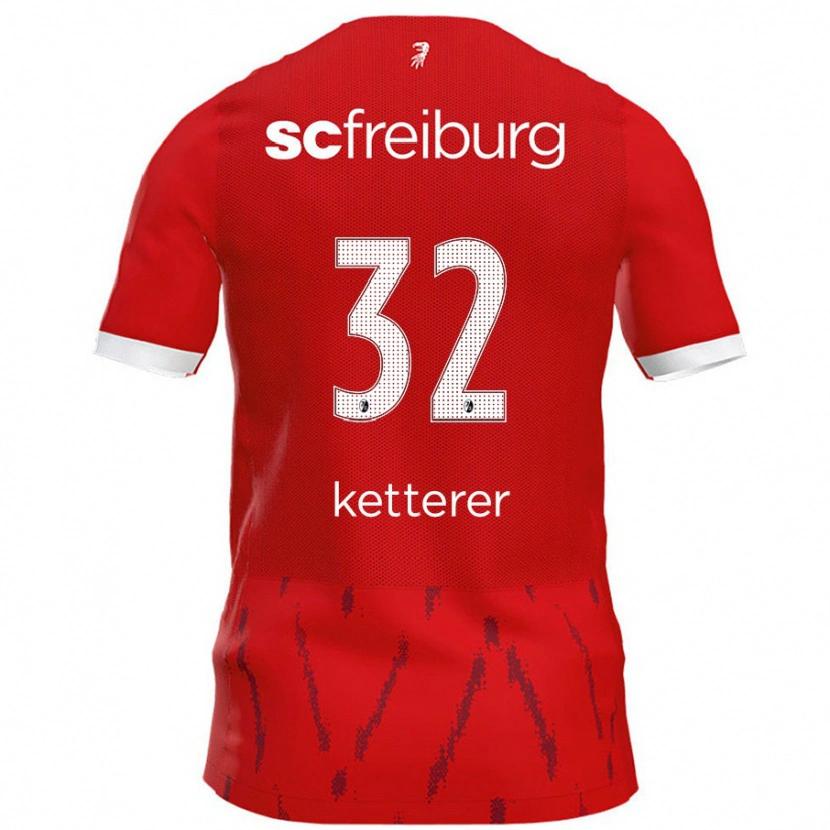 Danxen Herren Ashley Ketterer #32 Rot Heimtrikot Trikot 2024/25 T-Shirt