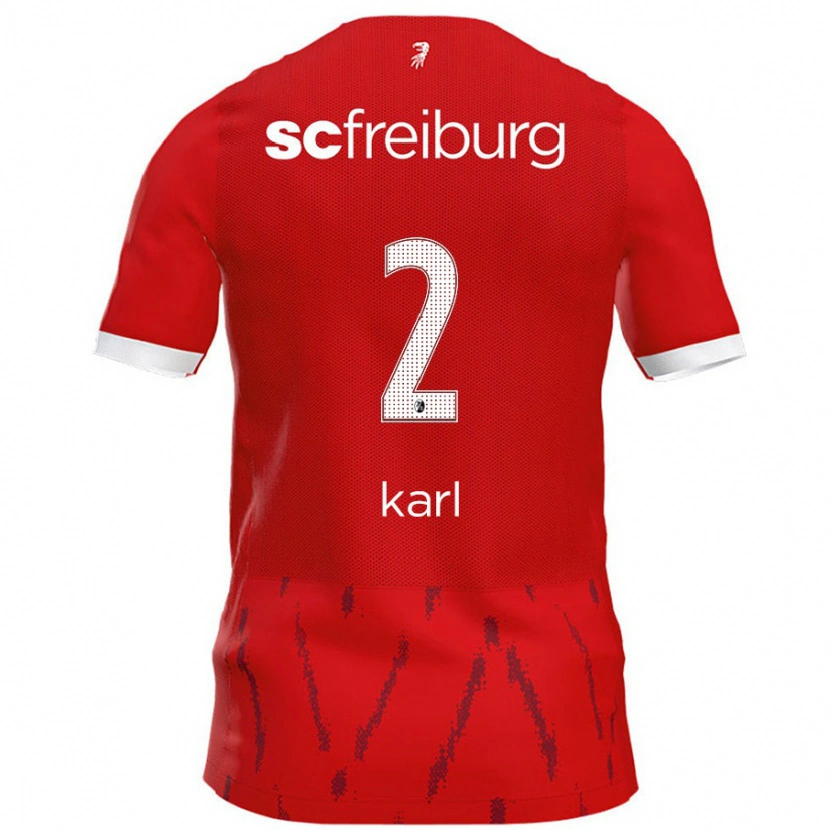 Danxen Herren Lisa Karl #2 Rot Heimtrikot Trikot 2024/25 T-Shirt